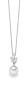 Preview: Silber Collier mit Zirkonia und Süßwasserperle (26-325)