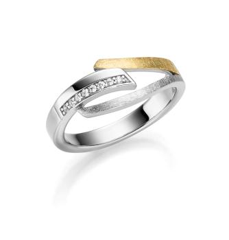 Ring aus Silber mit Zirkonia (25-405)
