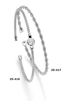 Armspange aus Silber mit Zirkonia (25-416)