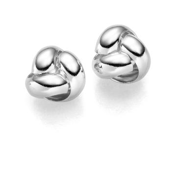 Knoten-Ohrstecker aus Silber (25-428)