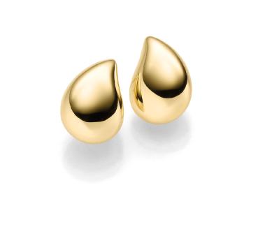 Tropfen-Ohrstecker aus Silber (25-431)