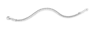 Armband 2-reihig aus Silber (25-432)