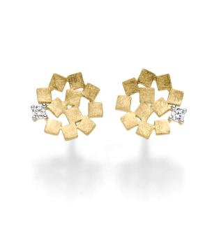 Ohrstecker aus Gold mit Zirkonia (25-450)