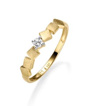 Ring aus Gold mit Zirkonia (25-451)