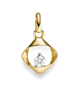 Zirkonia Anhänger aus Gold (25-482)