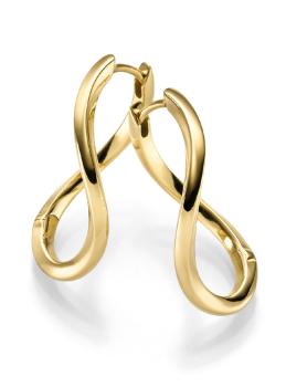 Vergoldete Silber Creolen (26-305)