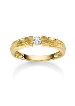 Gold Ring mit Zirkonia (26-316)