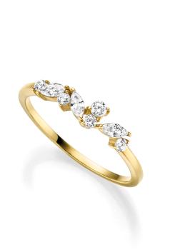 Gold Ring mit Zirkonia (26-317)