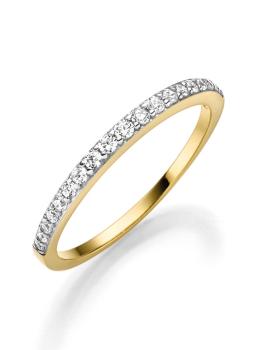 Gold Ring mit Zirkonia (26-318)