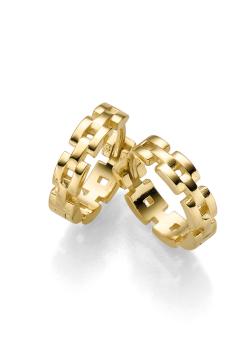 Vergoldete Silber Creolen (26-366)