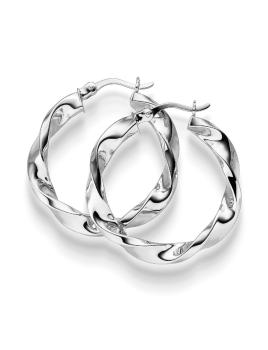 Silber Creolen (26-381)