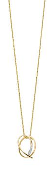 Gold Anhänger mit Zirkonia (26-434)