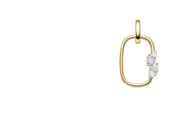 Gold Anhänger mit Zirkonia (26-438)