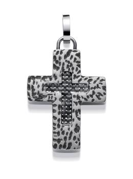 Kreuz Anhänger aus Edelstahl