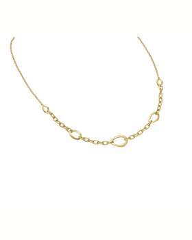 Vergoldetetes Silber Collier mit (26-458)