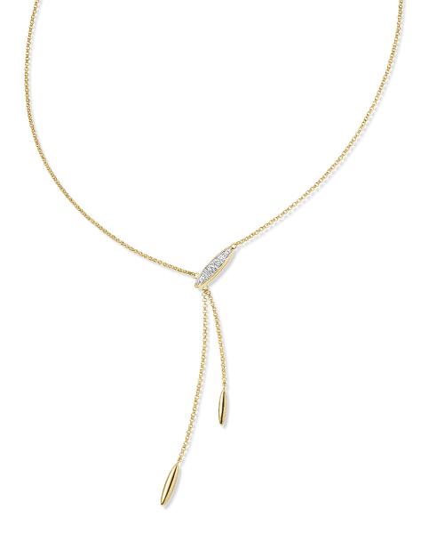 Vergoldetes Silber Collier mit Zirkonia (26-301)