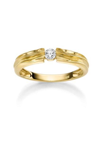 Gold Ring mit Zirkonia (26-316)
