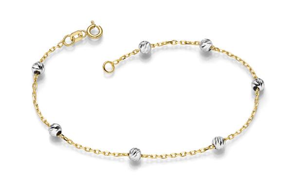 Gold und Weißgold Armband (26-340)