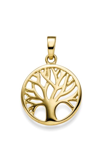 Gold Lebensbaum Anhänger (26-342)