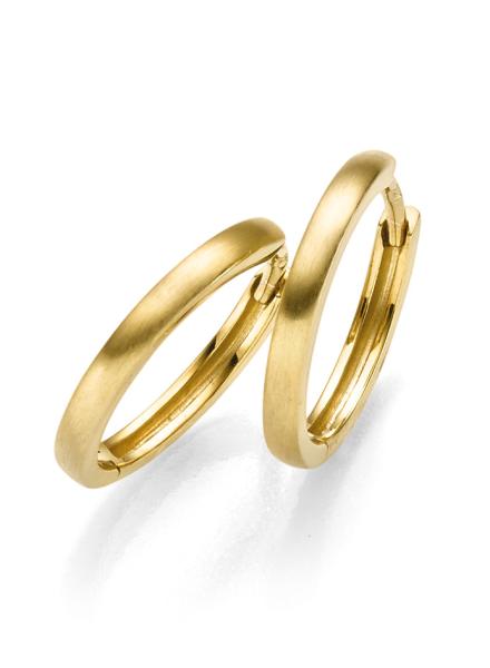 Vergoldete Silber Creolen (26-363)