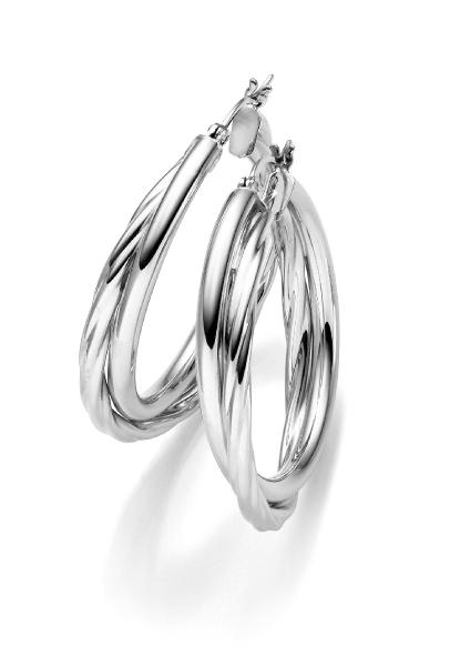 Silber Creolen (26-379)