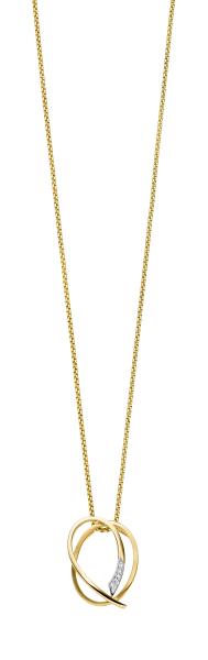 Gold Anhänger mit Zirkonia (26-434)