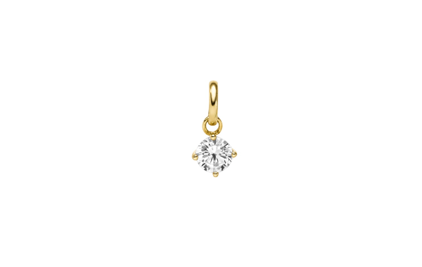 Gold Anhänger mit Zirkonia (26-437)