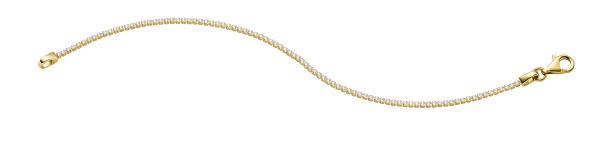Gold Armband mit Zirkonia (26-442)