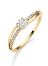 Ring aus Gold mit Zirkonia (25-441)