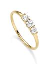 Ring aus Gold mit Zirkonias (25-443)
