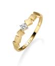 Ring aus Gold mit Zirkonia (25-451)